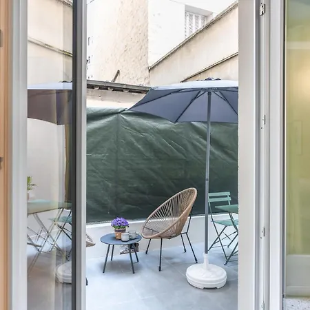 Charming With Terrace - 2 Guests - Near Montmartre Párizs
